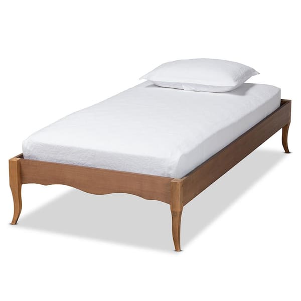 Baxton Studio Marieke Ash Walnut Twin Bed Frame 180 11180 HD The