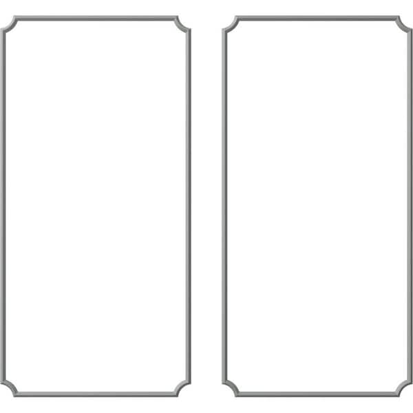 13.35 Sq. Ft. Unfinished Polyurethane Large Classic Panel Moulding Kit (Double Panel)
