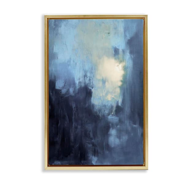 Stupell Industries Modern Masculine Abstract by Gina Kelly Gold Floater Frame Abstract Graphic Art Print 25 in. x 17 in.