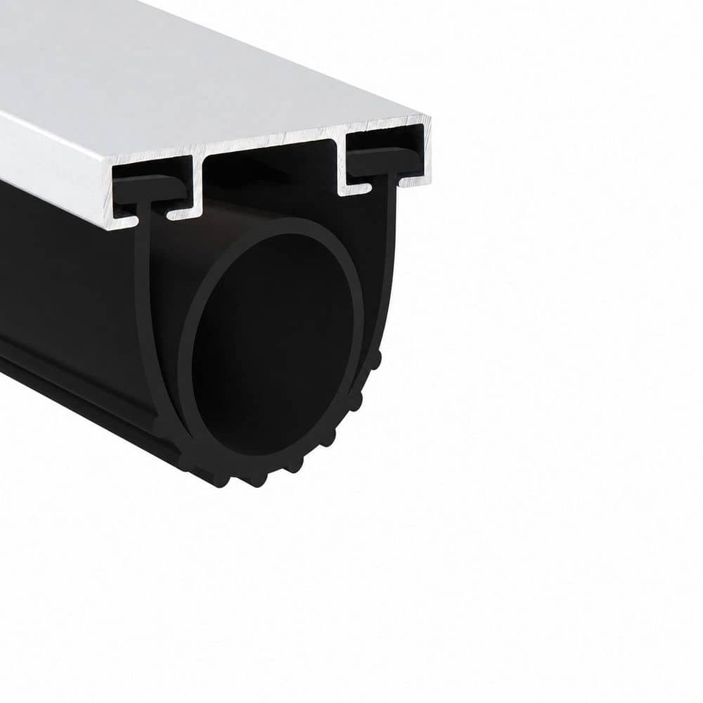 9.8 ft. L x Black Weather Stripping Aluminum Track Garage Door Bottom Seal Kit Edging Universal (1 Kit) price history on PriceWatchPro