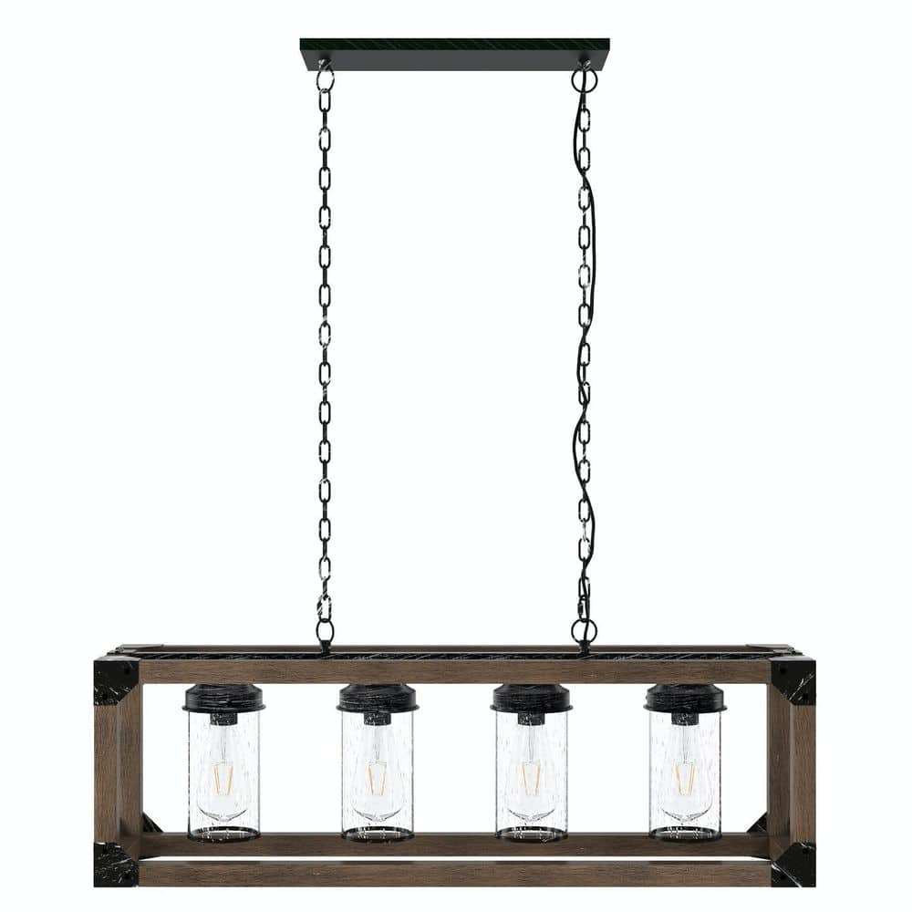 aiwen 120-Watt 4-Light Integrated LED Unique Tiered Circular Chandelier  WS-2028G-2468 - The Home Depot