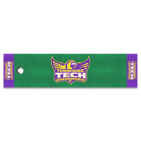 FANMATS 1.5 ft. x 6 ft. Tennessee Tech Golden Eagles Putting Green Mat