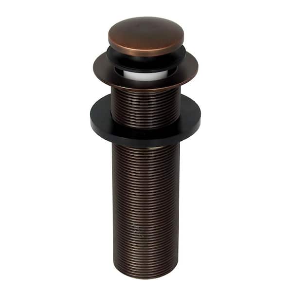 Barclay Products 2 in. Extended Push Button Tub Drain Stopper, Oil Rubbed Bronze