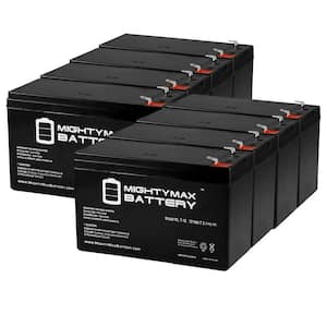 12V 7Ah Battery Replacement for SmartUPS RBC23, RBC24, RBC31 - 8 Pack