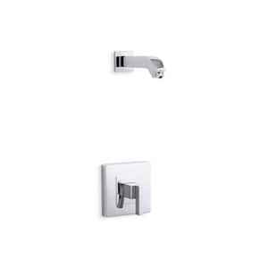 Loure 1-Handle Valve Handle Trim Kit in Polished Chrome (Valve Not Included)