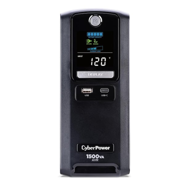 CyberPower 1500VA 10-Outlet UPS RJ45 COAX USB Charging