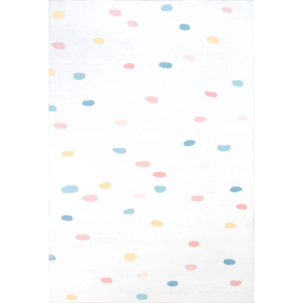 Polka Dot Kids' Bath Rug Pink - Pillowfort™