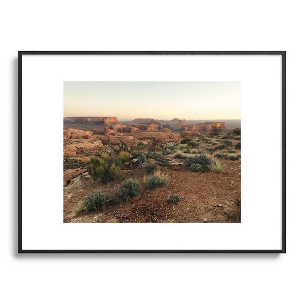 DenyDesigns. Kevin Russ Monument Valley Morning Metal Framed Nature Art Print 18 in. x 24 in.