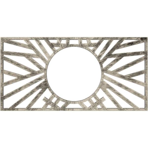1 in. x 32 in. x 16 in PVC Medallion Moulding