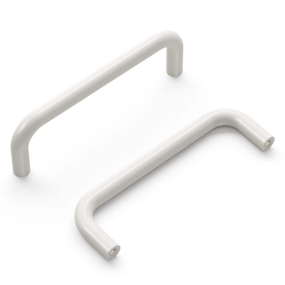 Wire Collection 3-1/2 in. (89 mm) Center-to-Center White Cabinet Door and Drawer Pull price history on PriceWatchPro