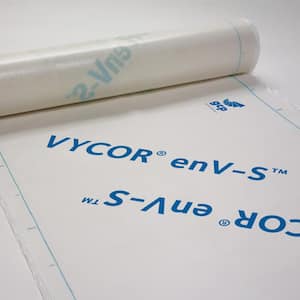 Vycor enV-S 40 in. x 120 ft. Roll Fully-Adhered House Wrap (400 sq. ft.)
