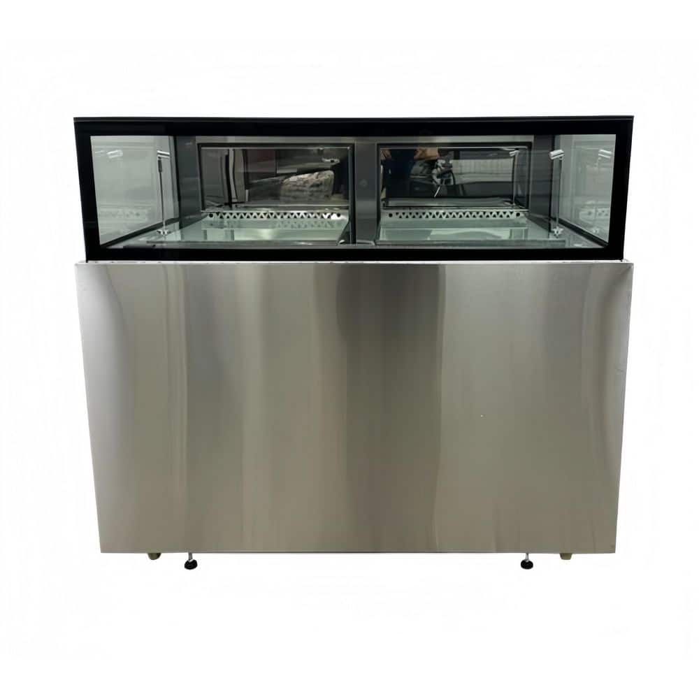 48 in. 13.1 cu. ft. Commercial NSF Auto Defrost Bakery Refrigerator Luxurious Showcase in Stainless Steel