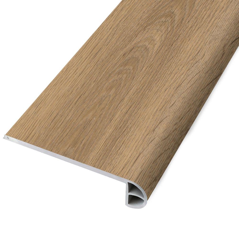 Pure 0.98 in. Thick x 4.52 in. Width x 94 in. Length Waterproof Rigid Core Stair Nosing Molding price history on PriceWatchPro