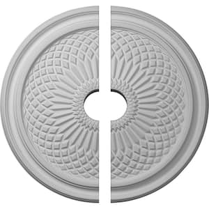 22 in. x 3-1/2 in. x 1-3/4 in. Trinity Urethane Ceiling Medallion, 2-Piece (Fits Canopies up to 3-1/2 in.)