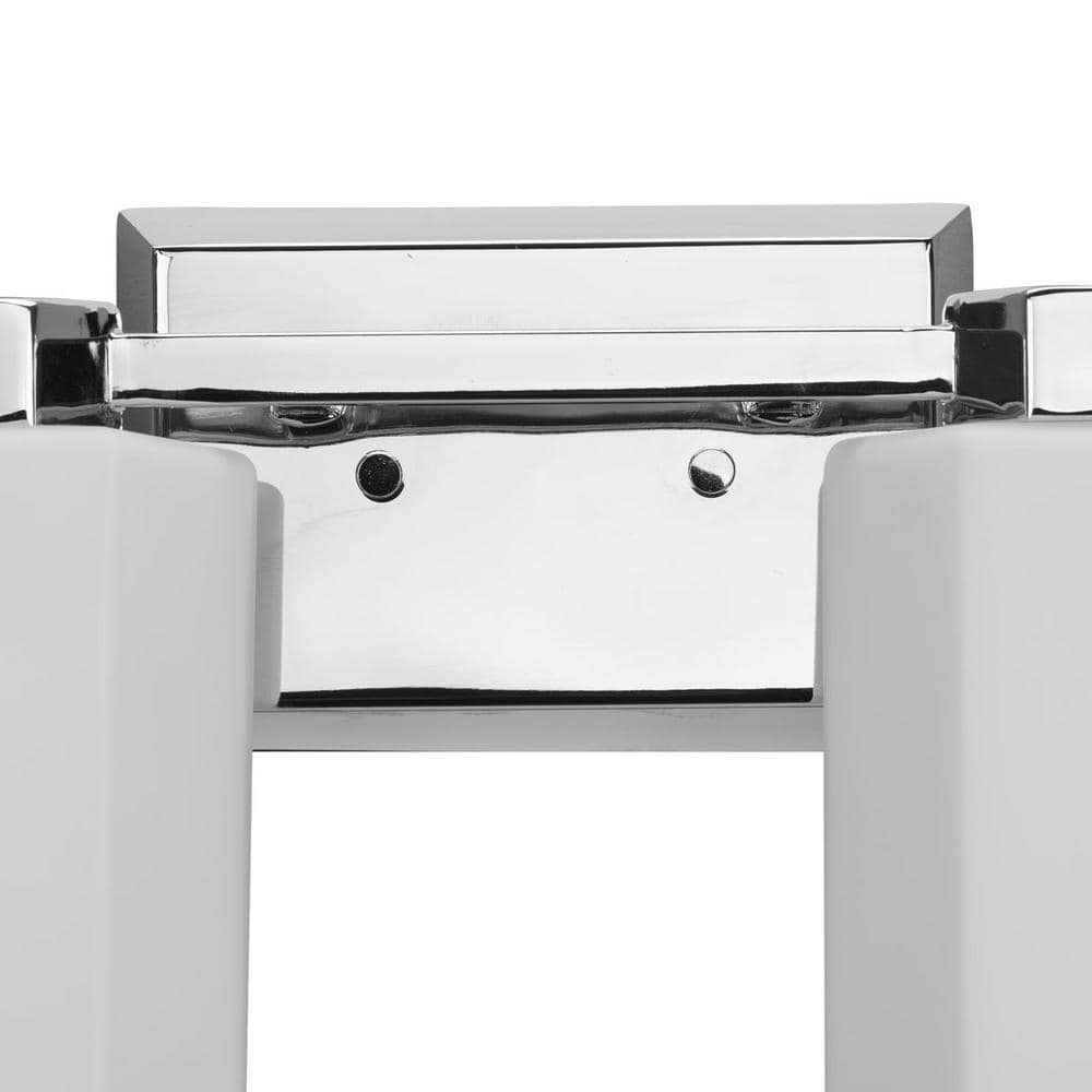 Lexie Polished Chrome 3-Light Vanity with Opal Glass Shades