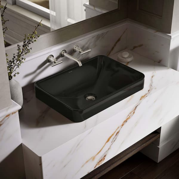 KOHLER Vox 22.625 in. Rectangular Vitreous China Bathroom Vessel