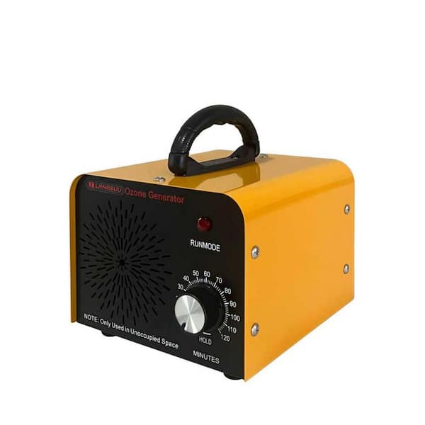 6000 sq. ft. Ion Generator/Air Purifier Ozone Generator in Orange with Fan Included and 30000 mg/H High Capacity