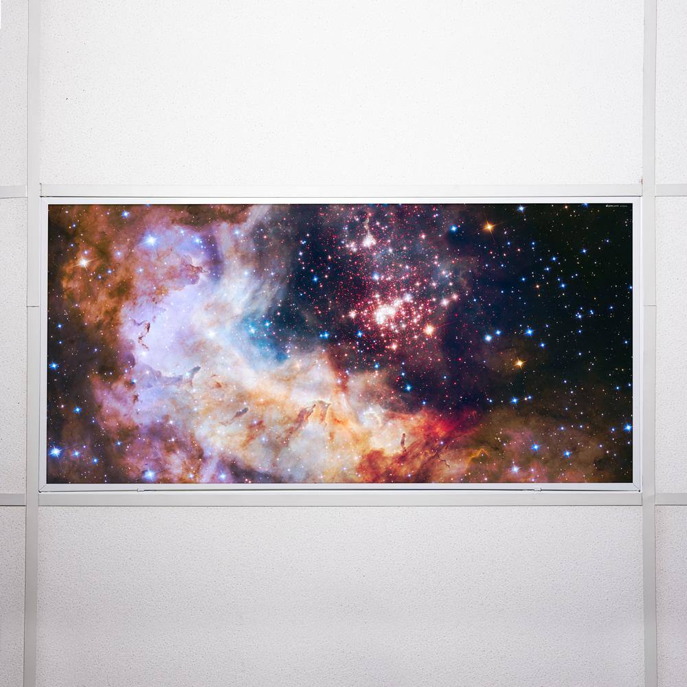 Stellar Gaze 46'' Fluorescent Ceiling Light Filter - Westerlund 2 Star Cluster