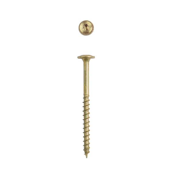 #8 x 2-1/2 in. Interior Wafer Head Wood Screws Cabinet Torx T-Star Plus (1500 Each) Bulk Pail Bit Included