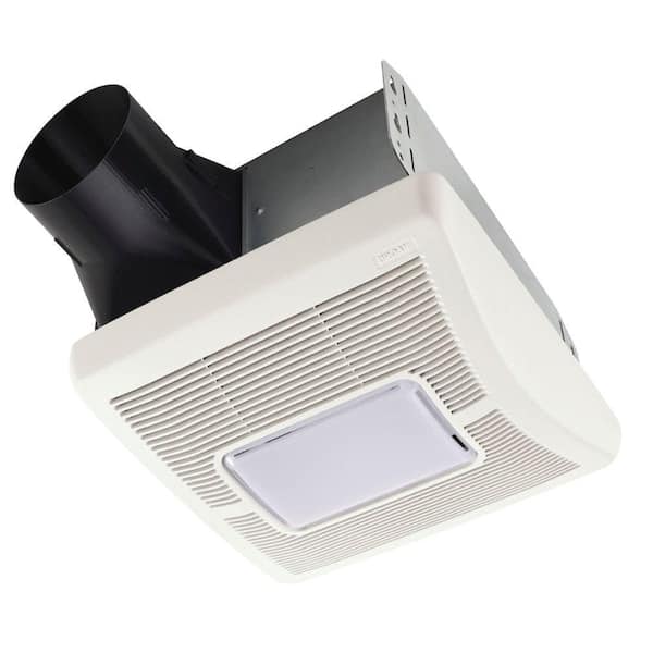 Broan-NuTone Flex Series 110 CFM Ceiling Mounted Room Side Installation Bathroom Exhaust Fan with Light