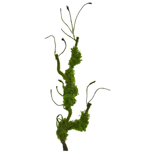 Nearly Natural Indoor 25 Moss Twig Vine Artificial Plant (Set of 4)