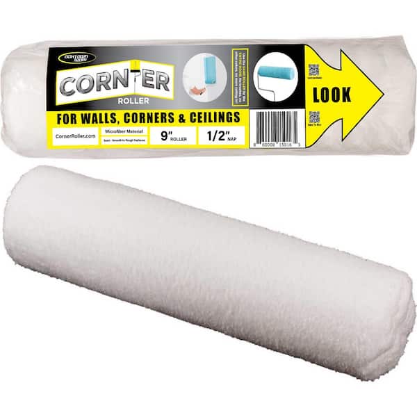 BoxTown Team Corner Plus Roller 1/2 in. Nap Microfiber