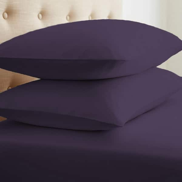 Dark purple outlet pillow cases