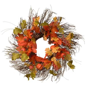 26 in. Maple Leaves Wreath