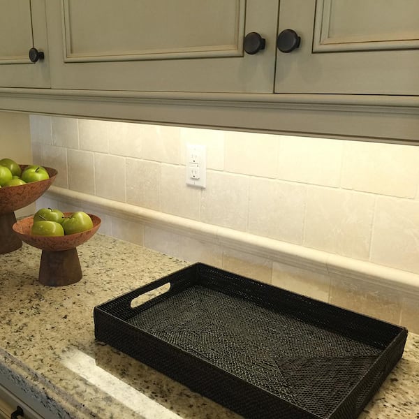 14.5 in. Hardwired White Linkable Integrated LED Onesync Under Cabinet Light Color Changing