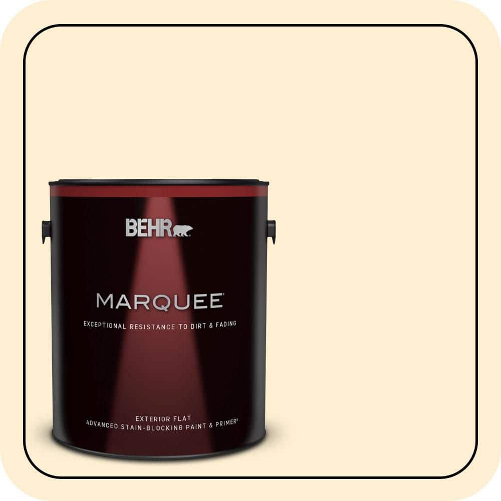 1 gal. #YL-W03 Honied White Flat Exterior Paint & Primer price history on PriceWatchPro