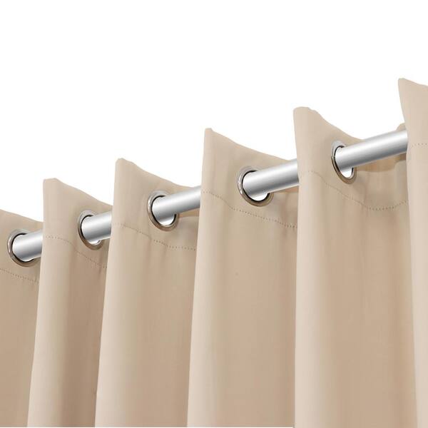Sunnydaze 2 Indoor/Outdoor Curtain Panels with Grommet Top - 52 x
