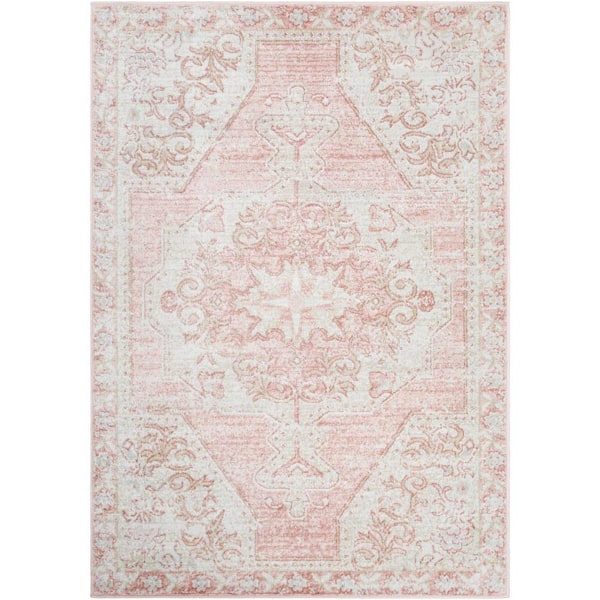 Tennyson Rose 9 ft. x 12 ft. Indoor Area Rug