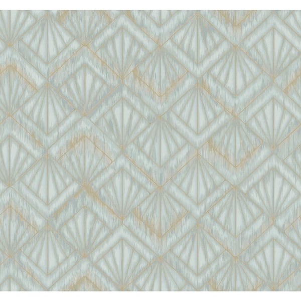 Candice Olson Modern Shell Light Blue Wallpaper