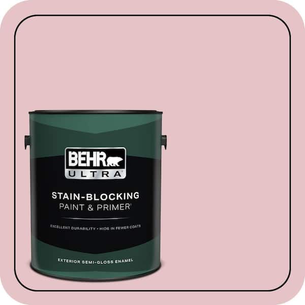 BEHR ULTRA 1 gal. #S140-2 Cranapple Cream Semi-Gloss Enamel Exterior Paint & Primer