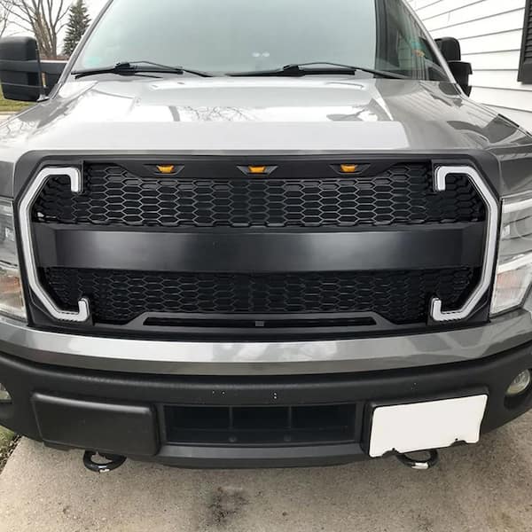 AM AMERICAN MODIFIED Raptor Style Mesh Grille Compatible with 09-14 Ford  F150 AMFMAA00124 - The Home Depot