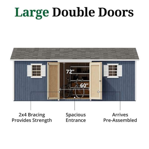 Little Cottage Co. Classic Workshop 10 ft. x 20 ft. Outdoor Wood