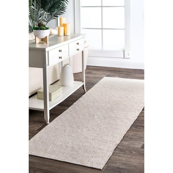 Lorretta Geometric Taupe 2 ft. 6 in. x 6 ft. Indoor Runner Rug