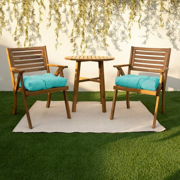 Greendale Home Fashions 20 Outdoor Sunbrella Fabric Chair Cushion, Aruba