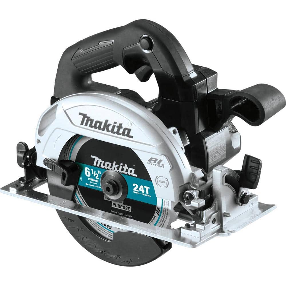 Makita 18V LXT Sub-Compact Lithium-Ion Brushless Cordless 6-1/2 in. Circular  Saw AWS Capable (Tool-Only) XSH05ZB The Home Depot