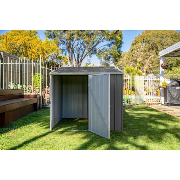 Multi-purpose Pool Pump 5 ft. W x 5 ft. D Metal Shed with Single Front Door and Easy Opening Lid 24 sq. ft.