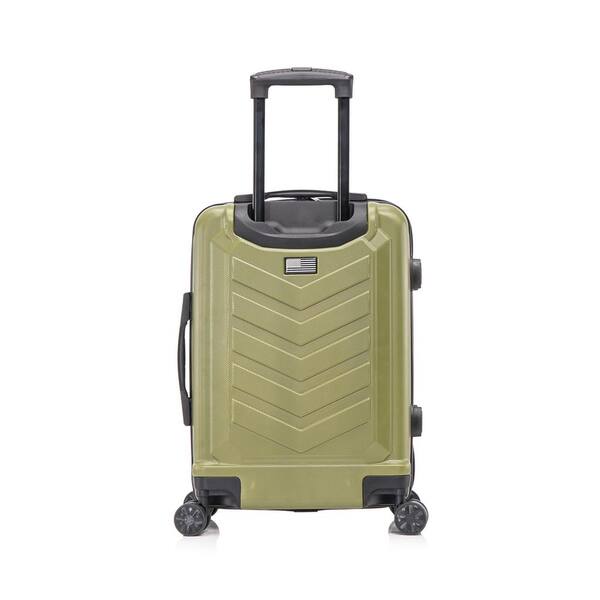US ARMY FOX 20 in. Carry-On Suitcase Olive Drab USLFOX00S-GRN