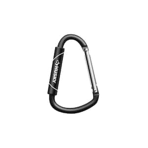 Hillman Large Metal Carabiner with Key Ring 701287 - The Home Depot