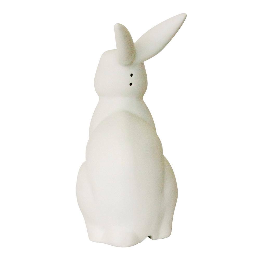 White Porcelain Bunny Rabbit Shaped Night Light for Kids