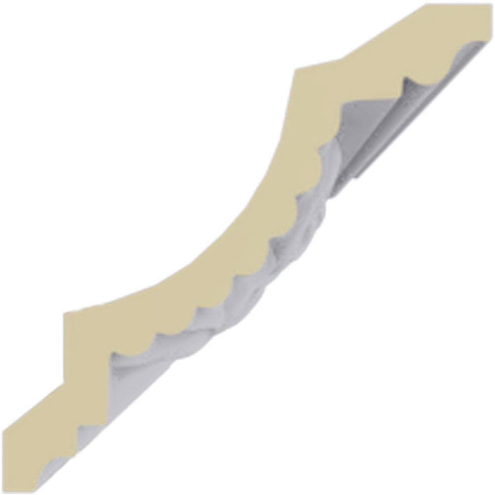 Ekena Millwork 4 1/4"H x 4 1/4"P x 6"F x 94 1/2"L, (7 7/8" Repeat), Winston Crown Moulding