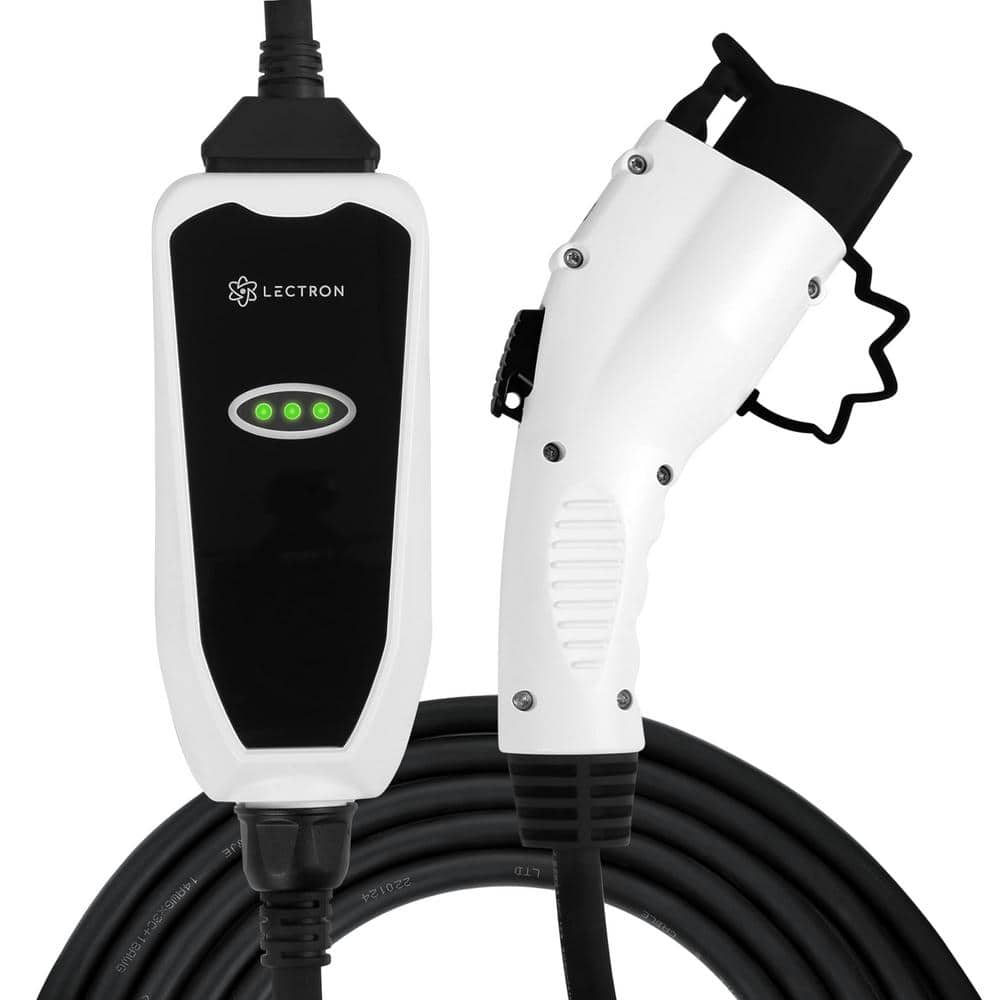 LECTRON Level 1/Level 2 J1772 EV Charger (12A/32A) with Dual