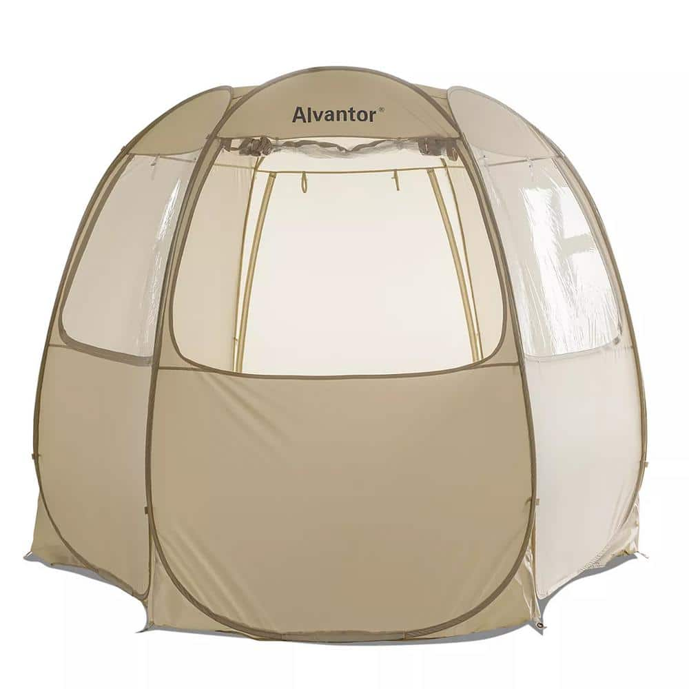 Reviews for Alvantor 10 ft. x 10 ft. Beige Pop Up Canopy Vendor Booth ...