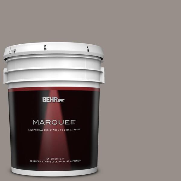 BEHR MARQUEE 5 gal. #QE-59 Water Tower Flat Exterior Paint & Primer