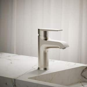 Hint Single-Handle Single-Hole Bathroom Faucet in Vibrant Brushed Nickel