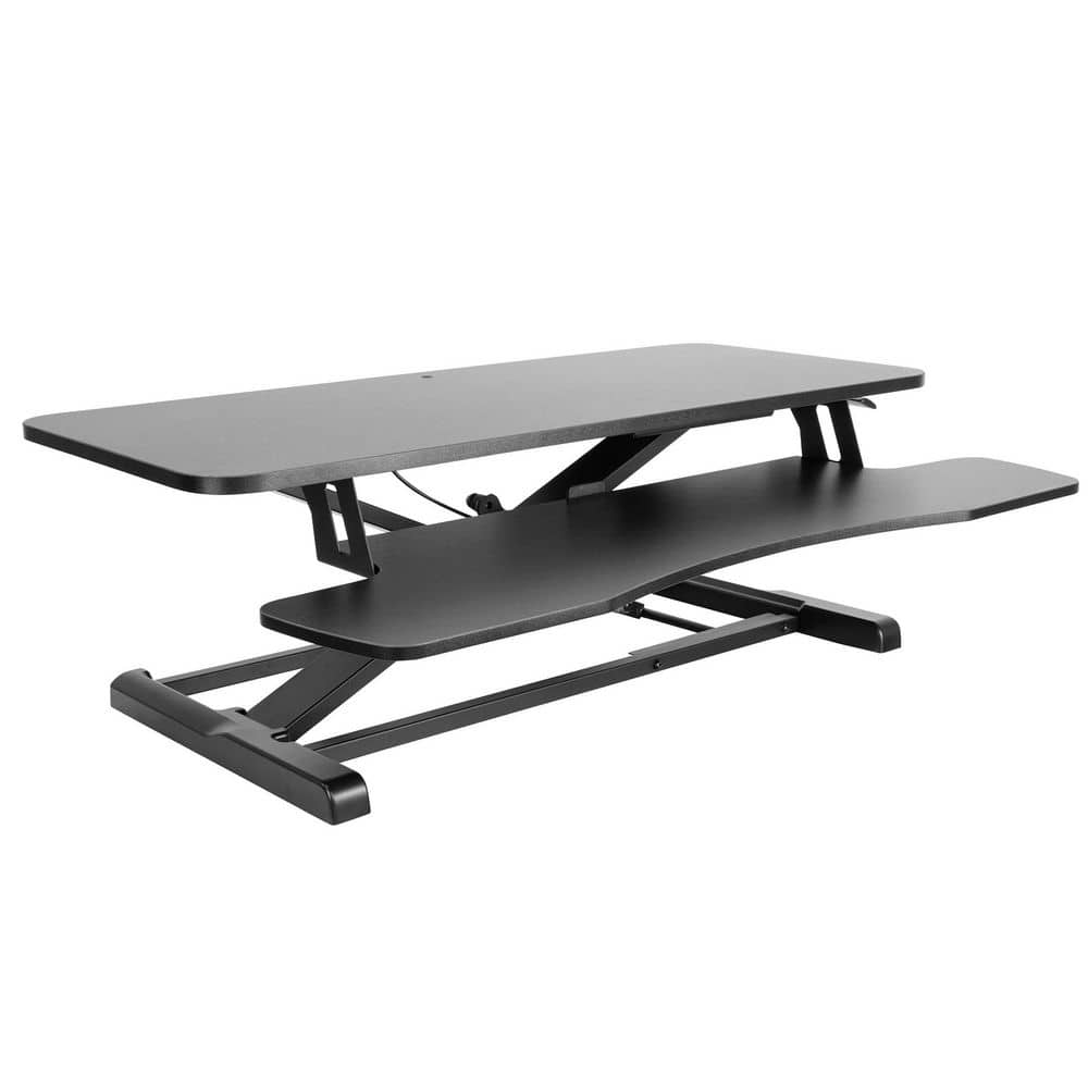 Replacement Rising Desk mount-it! 37 in. Rectangular Black Standing Desk Converter Height ...