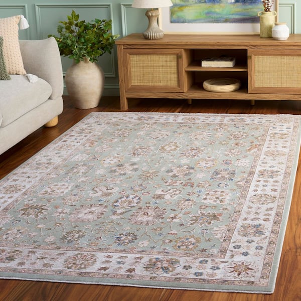 Ellwood 8 ft. x 10 ft. Olive/Beige Oriental Area Rug